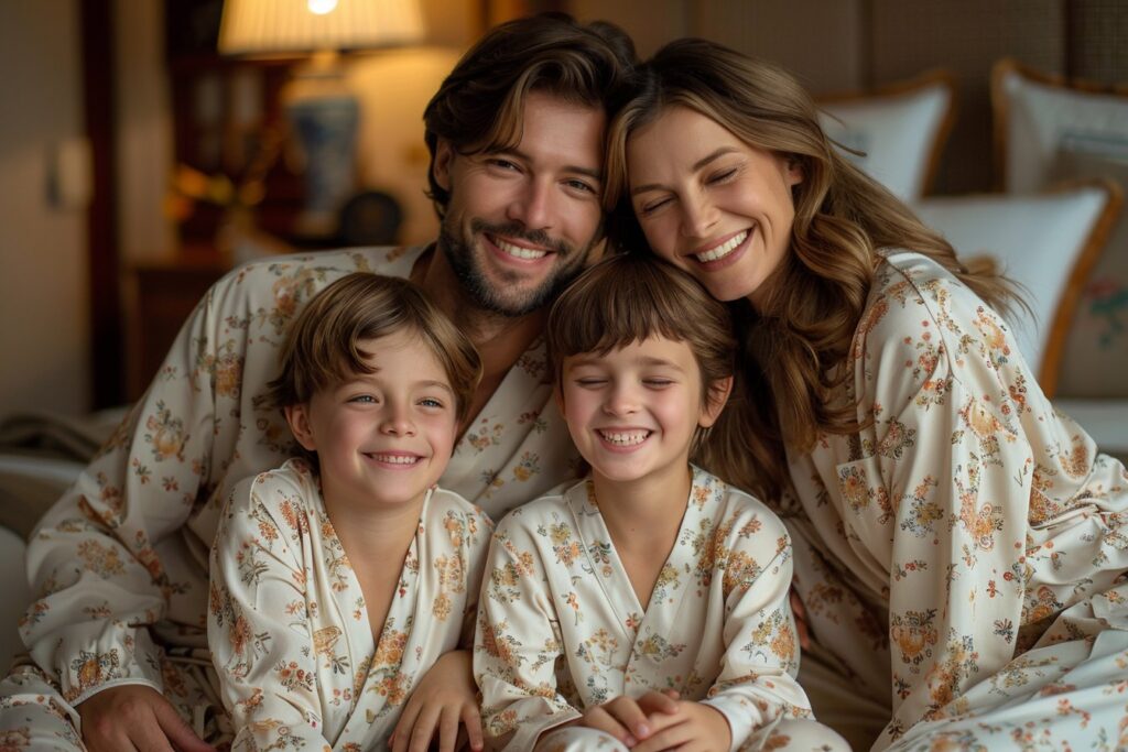 Pyjamas pour Enfants et Parents : L’alliance parfaite du confort et du style en famille