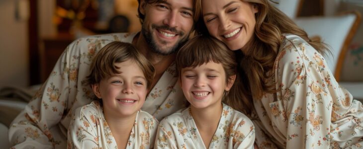 Pyjamas pour Enfants et Parents : L’alliance parfaite du confort et du style en famille