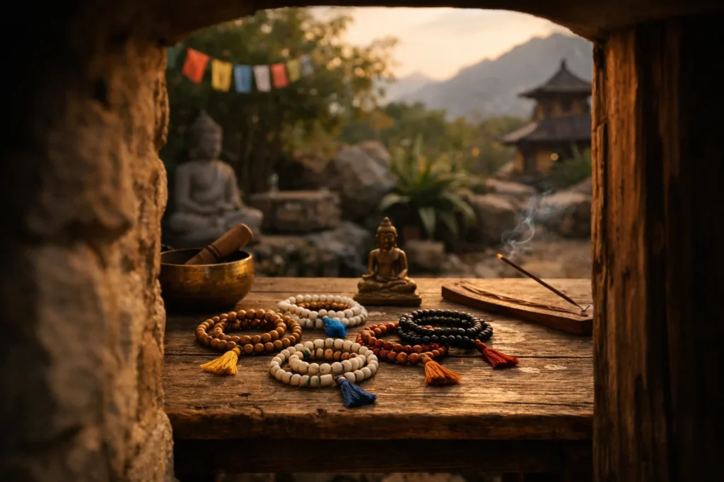 Les diverses applications des bracelets Mala à travers les cultures mondiales