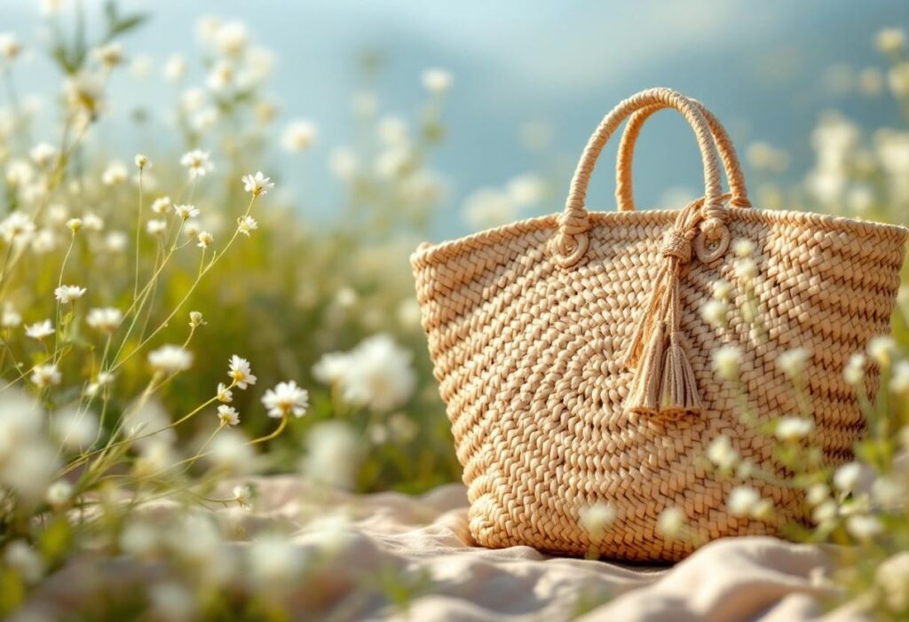 Quand la nature rencontre la mode : le sac en paille comme accessoire tendance
