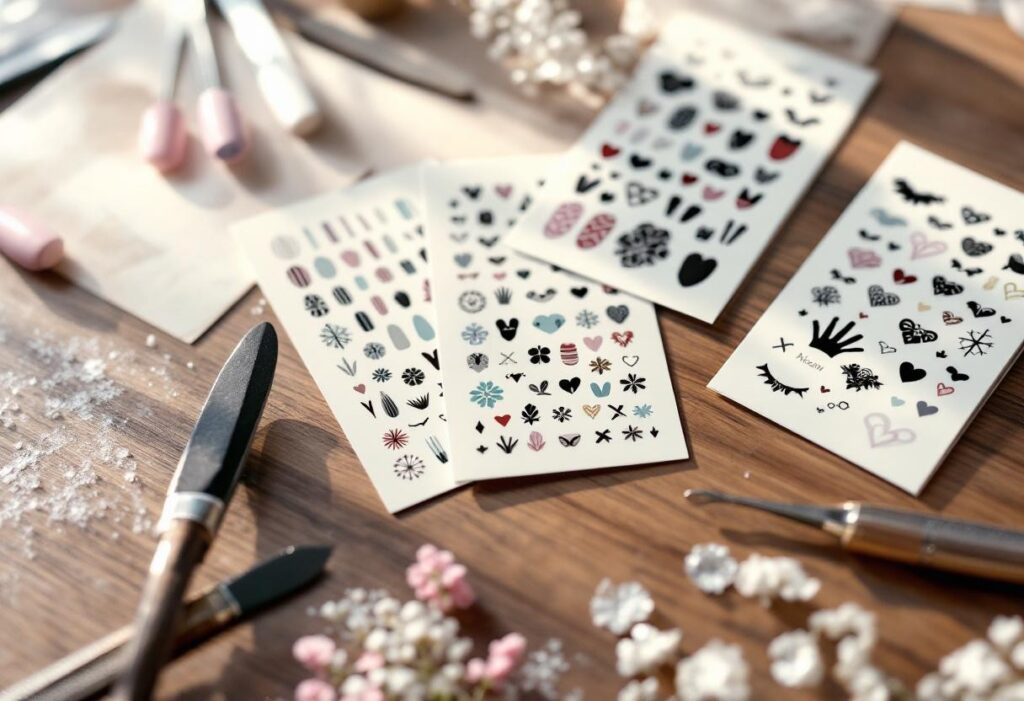Les stickers pour ongles : une manucure de salon à la maison