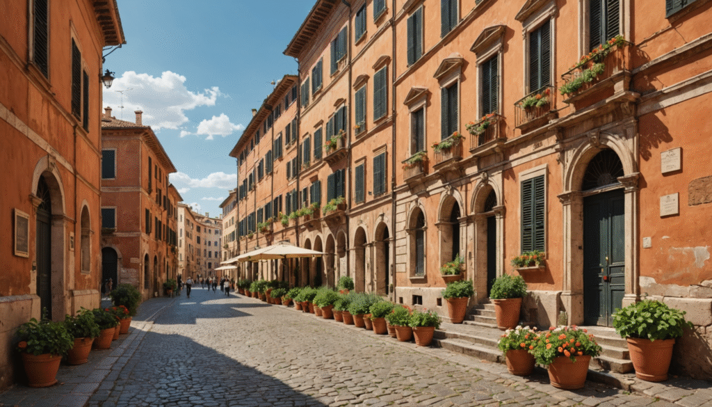 Palettes de couleurs et inspirations photos en balade à Rome