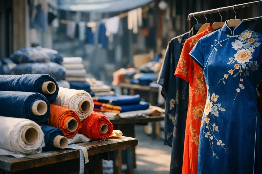 Modes vestimentaires et échanges textiles en Chine