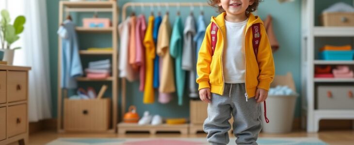 Habiller un enfant de maternelle : confort, autonomie et astuces