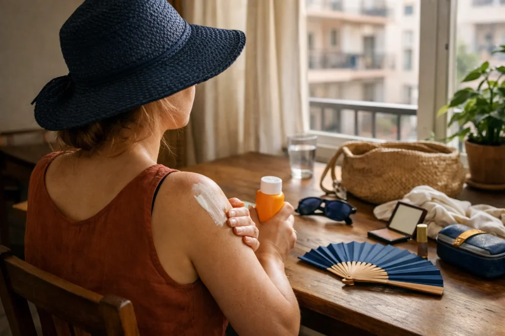 Se protéger du soleil en ville, pas seulement à la plage