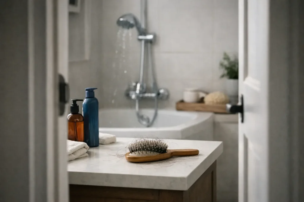 L&rsquo;eau calcaire abîme plus les cheveux que le soleil