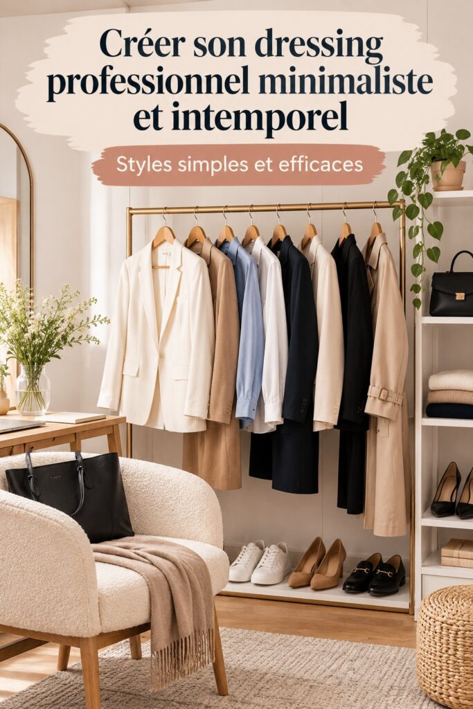 Une sélection de vêtements minimalistes pour le bureau, adaptée à l'été à Marseille.