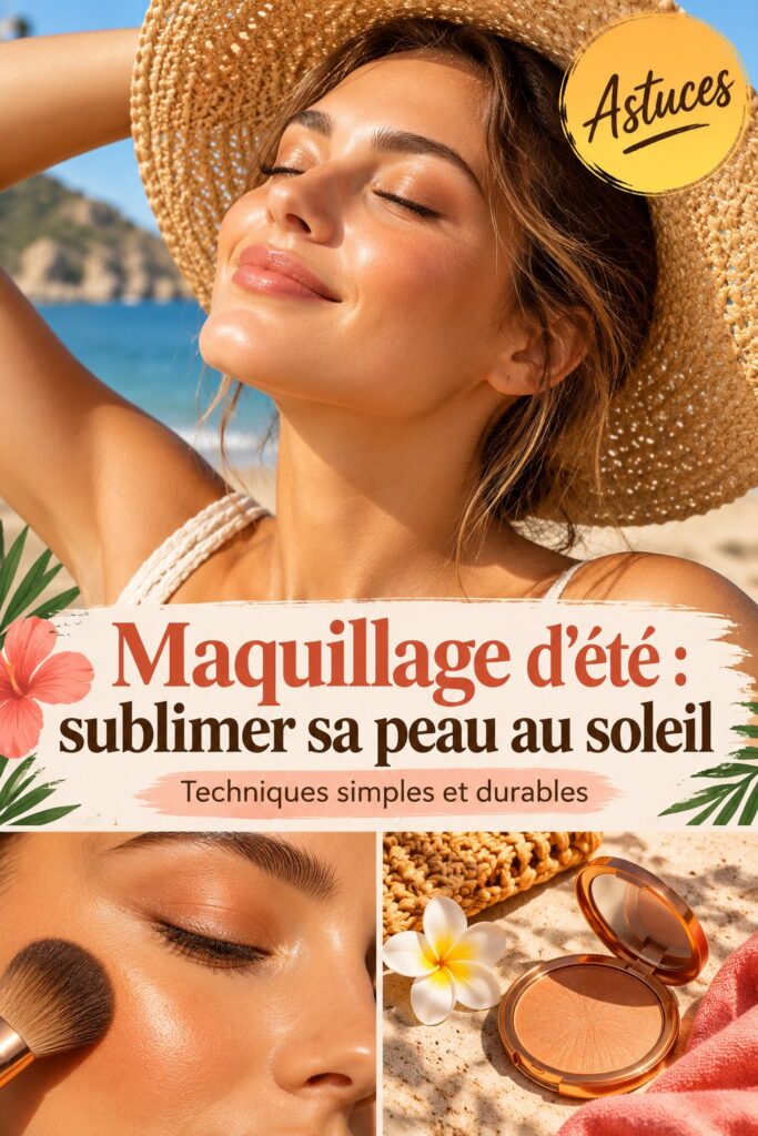 Maquillage d&rsquo;été : illuminer sa peau au soleil